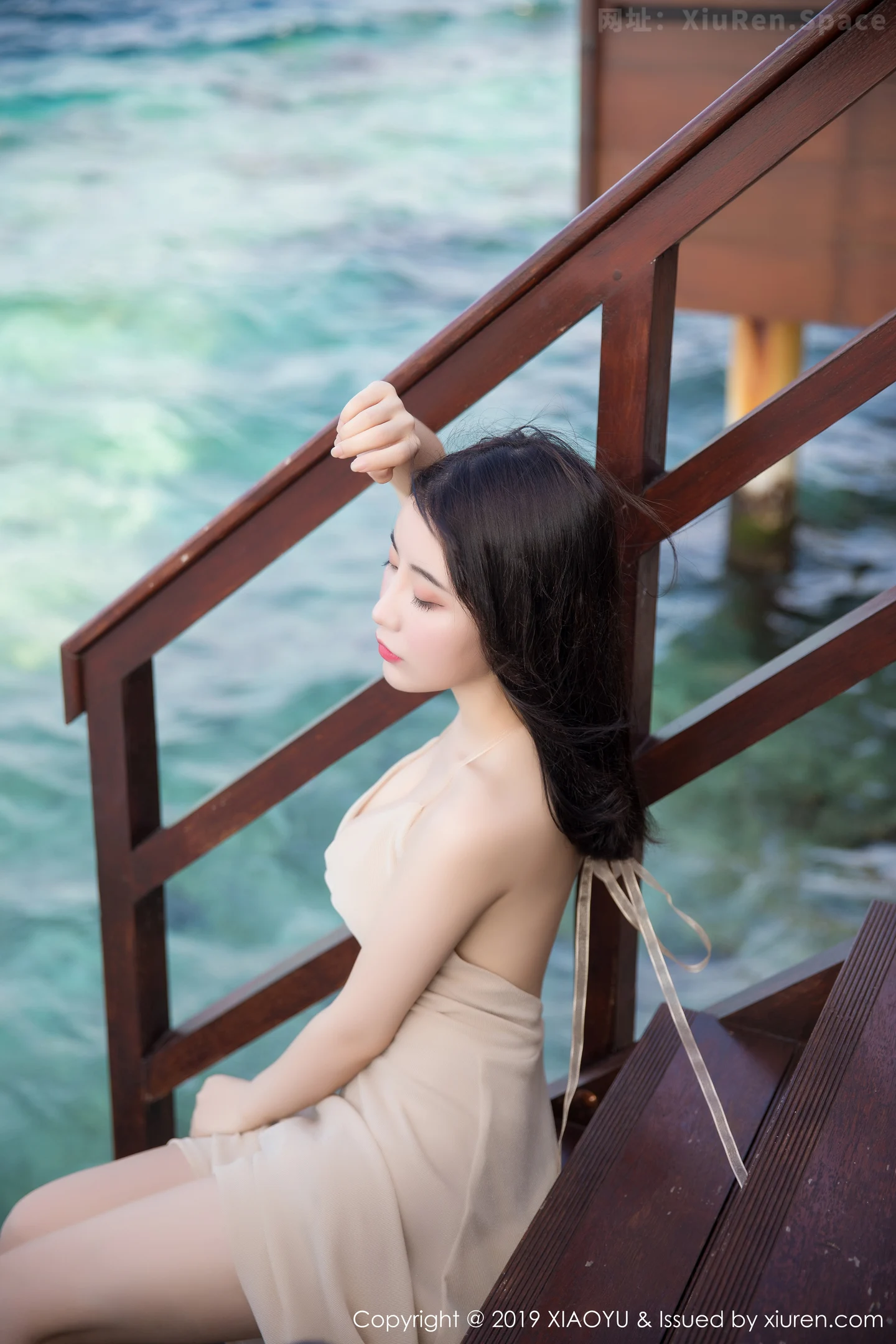 图片[3]-[XiaoYu画语界]Vol.147 嫩模绯月樱-Cherry马尔代夫旅拍私房蕾丝内衣湿身诱惑写真65P-秀人网官方网站